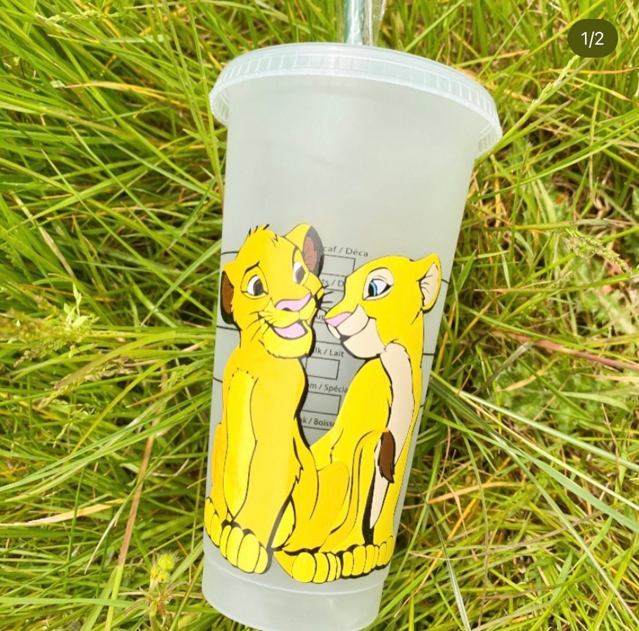 Simba Gourd Lion King Gourd Cup Personalize Gourd Reusable Etsy