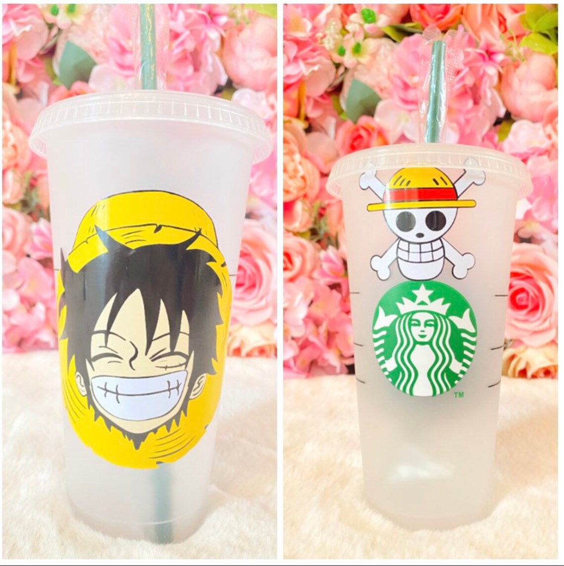 Gourde Starbucks one piece Starbucks cup one piece Etsy