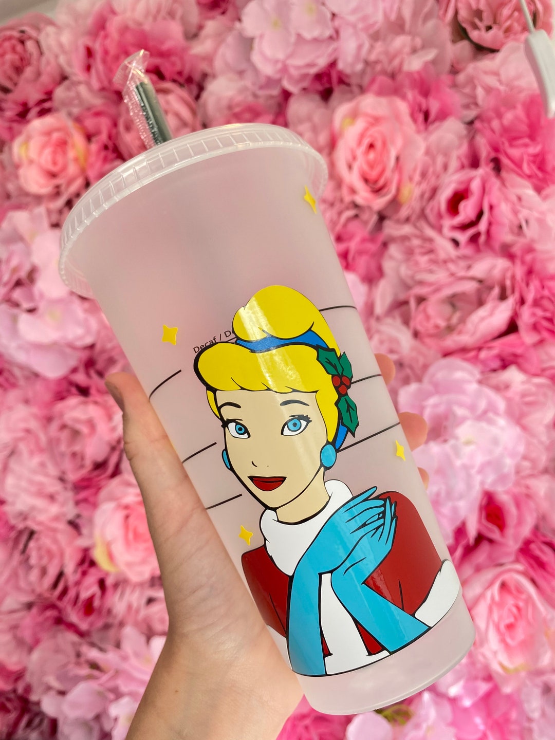 Cinderella Christmas Gourd Christmas Cup Cup Personalize Etsy