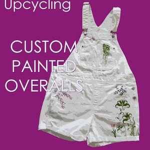 Custom Hand Painted Overalls