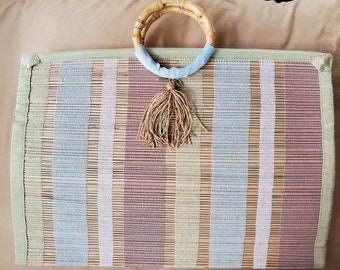 Bolso único de greens y azules