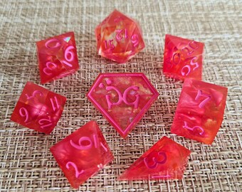 Orange Shroomville Dice Set