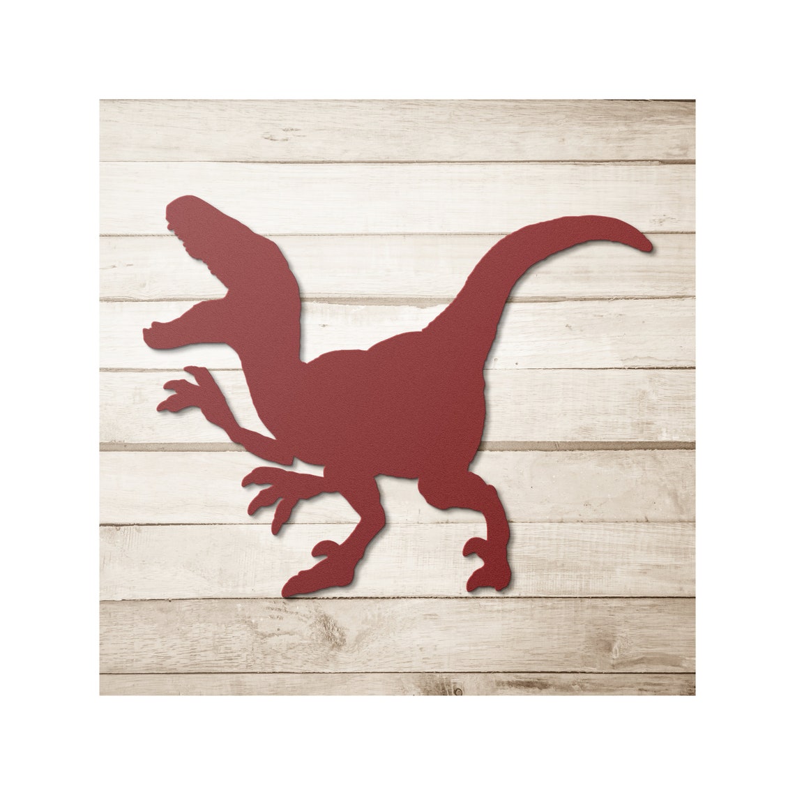 Dinosaur Velociraptor Raptor Metal Art Wall Art Metal - Etsy