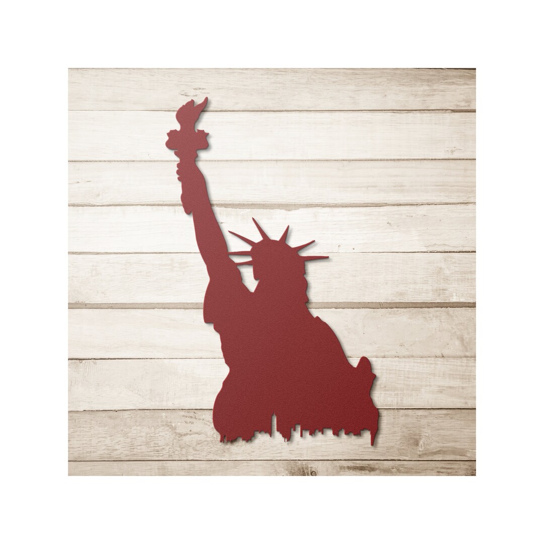 Statue of Liberty, Metal Liberty Art, New York Decor, Statue Metal
