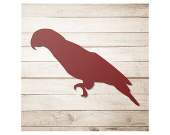 Metal Parrot Wall Art: Indoor/Outdoor Sculpture