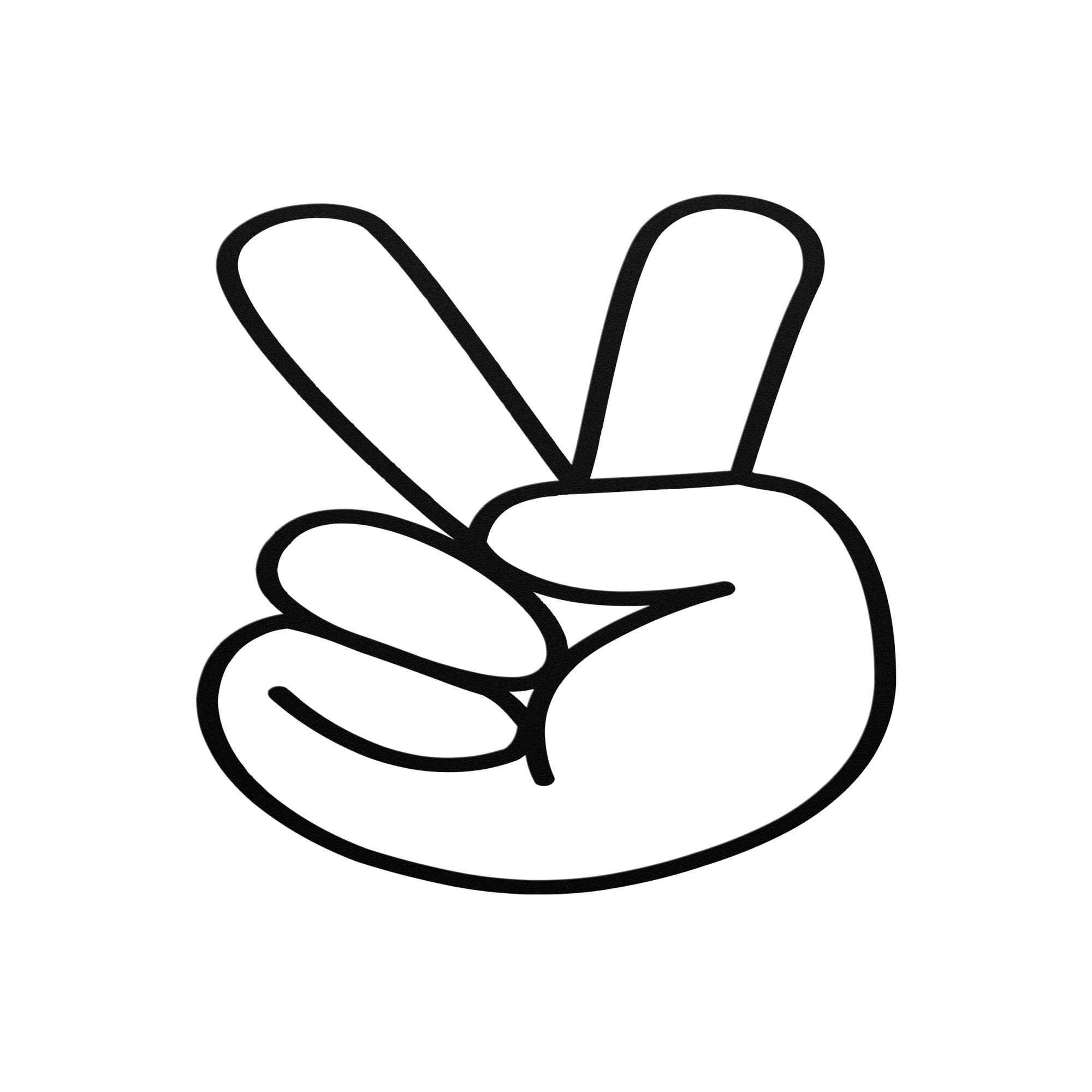 Peace Sign Fingers, Peace Sign Metal Art, Peace Sign Decor, Peace Sign Wall Art - Etsy