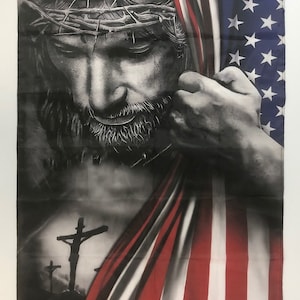 Jesus American Flag Christian We Will Not Forget Flags One Nation 3x5 Ft With Grommets New