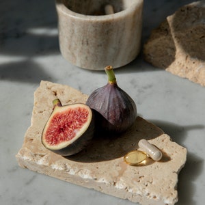 Travertine Photo Props Raw Stone Pieces for Photoshoot Jewelry Photography Skincare Styling Blocks Product Photography Limestone Marble Rock