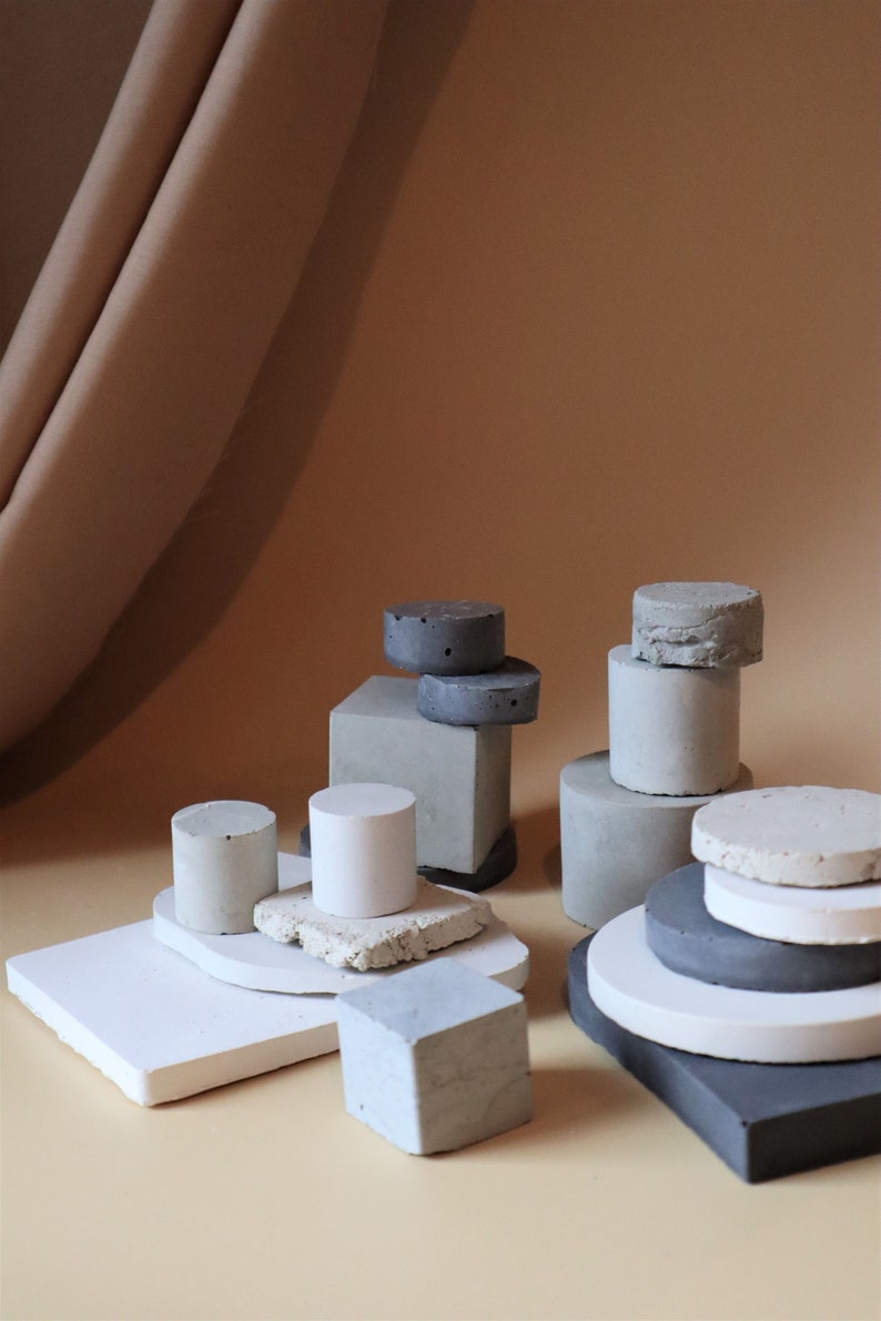 Photography Prop Platform Photo Posing Cube Concrete Posing Etsy