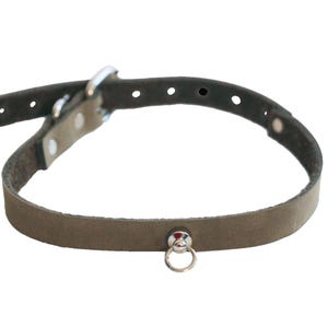 Green Leather Day Collar