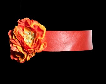 Sunset Floral Choker