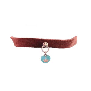 Little Royal Heart Collar - Suede