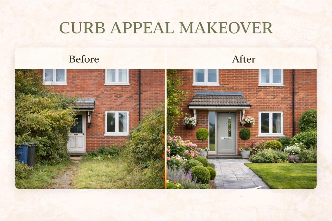 Custom Curb Appeal Makeover | Exterior Home Design Visualisation ...