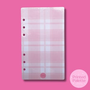 Pink Plaid Dashboard, A6 Dashboard, Budget Binder Dash, Budgeting Dashboard, Cash Stuffing, Cash Envelope System, Cute Dashboards