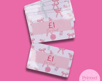 Mini Bows Pound Placeholders, Cash Placeholders, Cash Stuffing, Cash Budgeting, Cash Saving, Money Saving Insert, Game Day Savings