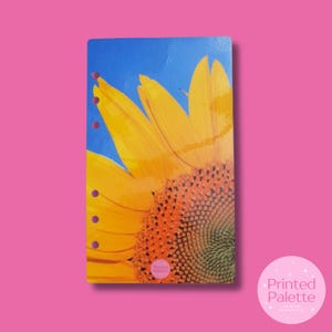 Sunflower Dashboard, Cute Sunflowers, A6 Binder Dashboard, Cash Stuffing, Budget Binder Insert, A6 Dashboard, Cash Envelope System