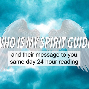 Spirit Guide Reading Same Day 24 Hours Message From Your Spirit Guide Universe Message Who is my Spirit Guide