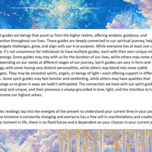 K&ouml;nnte beinhalten: Eine farbenfrohe Illustration eines bew&ouml;lkten Himmels mit einem Zitat &uuml;ber spirituelle F&uuml;hrer. Das Zitat lautet: "Spirituelle F&uuml;hrer sind Wesen, die uns aus den h&ouml;heren Reichen unterst&uuml;tzen und Weisheit, F&uuml;hrung und Schutz in unserem Leben bieten. Diese F&uuml;hrer sind tief mit unserer spirituellen Reise verbunden und helfen uns, Herausforderungen zu meistern, zu wachsen und uns mit unserem wahren Zweck auszurichten. W&auml;hrend jeder mindestens einen spirituellen F&uuml;hrer hat, ist es nicht ungew&ouml;hnlich, dass Einzelpersonen mehrere F&uuml;hrer haben, jeder mit seiner eigenen einzigartigen Rolle und Energie. Einige F&uuml;hrer bleiben m&ouml;glicherweise ein Leben lang bei uns, w&auml;hrend andere kommen und gehen, je nach unseren Bed&uuml;rfnissen in verschiedenen Phasen unserer Reise. Spirituelle F&uuml;hrer k&ouml;nnen in Form und Energie variieren, wobei einige sehr ausgepr&auml;gte Pers&ouml;nlichkeiten haben, w&auml;hrend andere in subtilere Energien &uuml;bergehen. Sie k&ouml;nnen Ahnengeister, Engel oder Lichtwesen sein, die jeweils Unterst&uuml;tzung auf unterschiedliche Weise bieten. Einige spirituelle F&uuml;hrer f&uuml;hlen sich vertraut und tr&ouml;stlich an, w&auml;hrend andere Eigenschaften haben, die uns herausfordern, auf unerwartete Weise zu wachsen. Die Verbindung, die wir zu unseren spirituellen F&uuml;hrern haben, ist pers&ouml;nlich und einzigartig, und ihre Pr&auml;senz ist immer in Liebe, Licht und der Absicht verwurzelt, uns zu helfen, unser h&ouml;chstes Selbst zu werden."