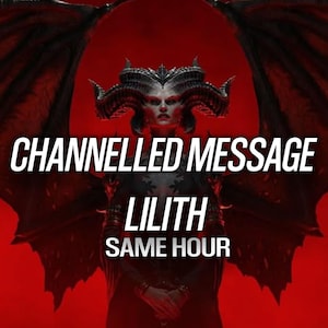 1 HORA Mensaje canalizado de Lilith Deidad psíquica Tarot Lectura de Lilith Pacto de Lilith Portal Bruja Pagano Wicca Diosa Demonio Súcubo Misma hora