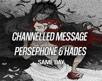 SAMMA DAG Persefone Hades kanaliserade meddelanden psykisk gudomlighet Tarot 24 TIMMAR