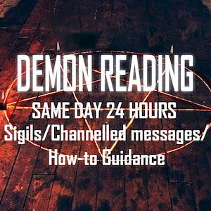 STESSO GIORNO Lettura dei demoni Messaggio canalizzato dai demoni Lettura psichica occulta Divinità Lilith Lucifero Goetia Magia oscura Portale di download del sigillo dei demoni