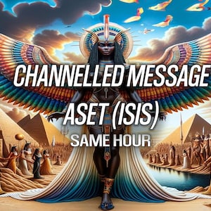 1 HORA Mensaje canalizado de Isis Deidad psíquica Lectura de Tarot Aset Portal de Isis Brujería Wicca pagana Diosa egipcia Magia Isis Misma hora