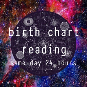 Lectura de carta natal EL MISMO DÍA Carta astrológica Carta natal personalizada Astrología Carta natal Amor Carrera Dinero Sexo Suerte Camino de vida Psíquico ahora