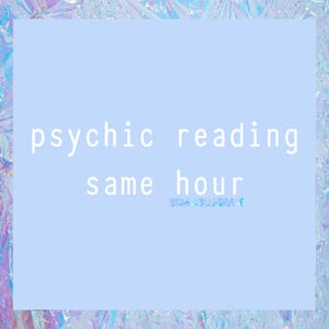1 HOUR DAILY EMERGENCY Same Hour Tarot Reading Emergency Psychic Love Reading Celtic Cross Horseshoe Urgent Fast Honest Accurate Future Feel