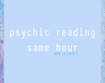 1 HOUR DAILY EMERGENCY Tarot Reading Psychic Reading Celtic Cross Horseshoe Love