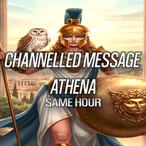 1 HORA Mensaje canalizado de Atenea Deidad psíquica Tarot Lectura de Atenea Portal de Atenea Brujería Paganismo Wicca Mitología griega Diosa Misma hora