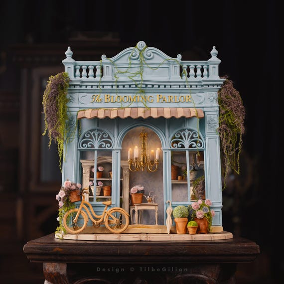 The Blooming Parlor – 3D Printable Flower Shop Diorama Kit (27 STL