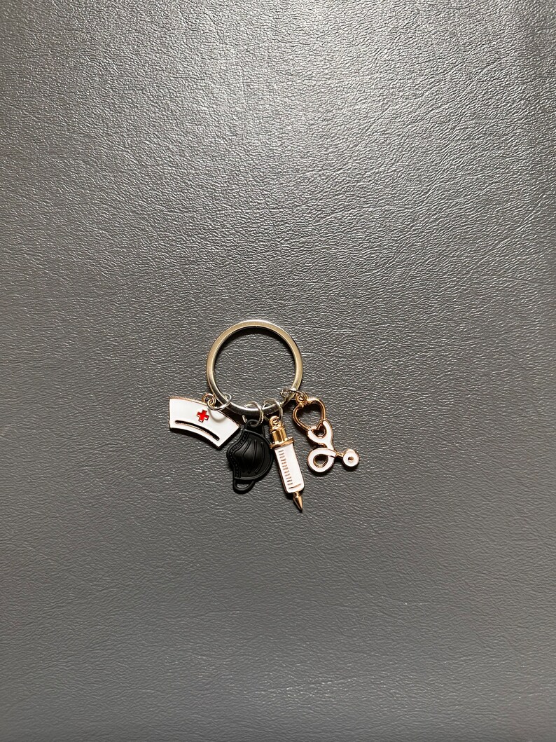 Nurse Keychain: Medical Charm Keyring, Appreciation Gift - Etsy