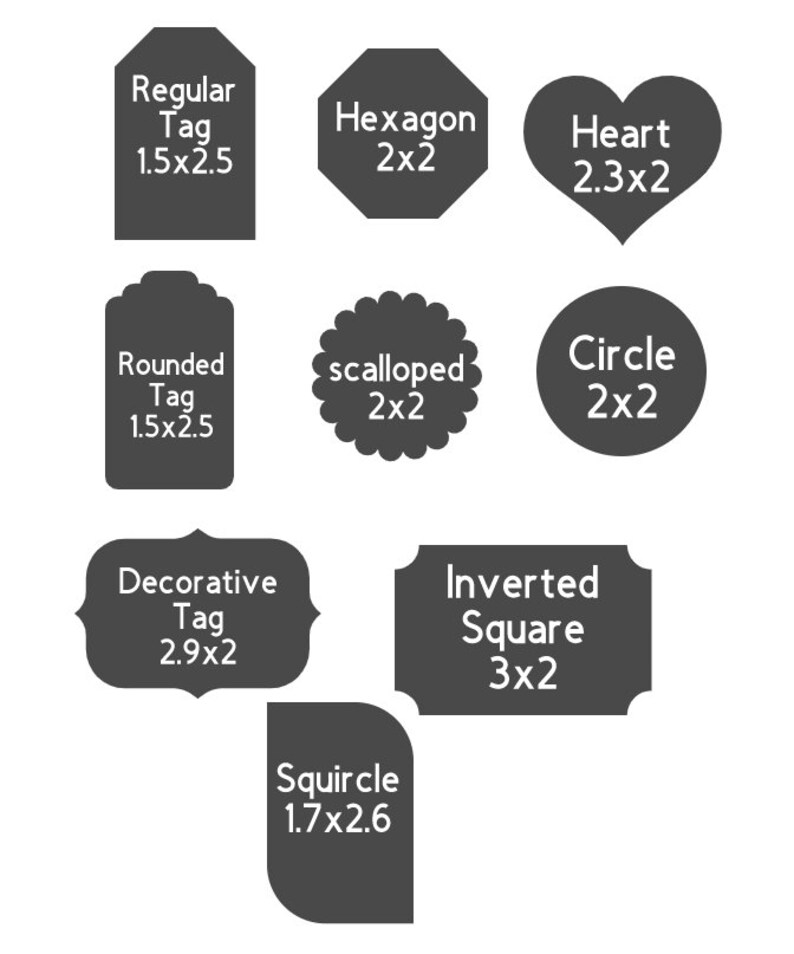 Wedding Tags, Party Favor Labels, Birthday, Holiday, Christmas, Custom