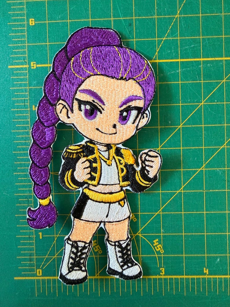 Huntrix Patch Huntrix Kpop Hunter Embroidered , Zoey,rumi, Mira Iron On, Sew Patch - Etsy