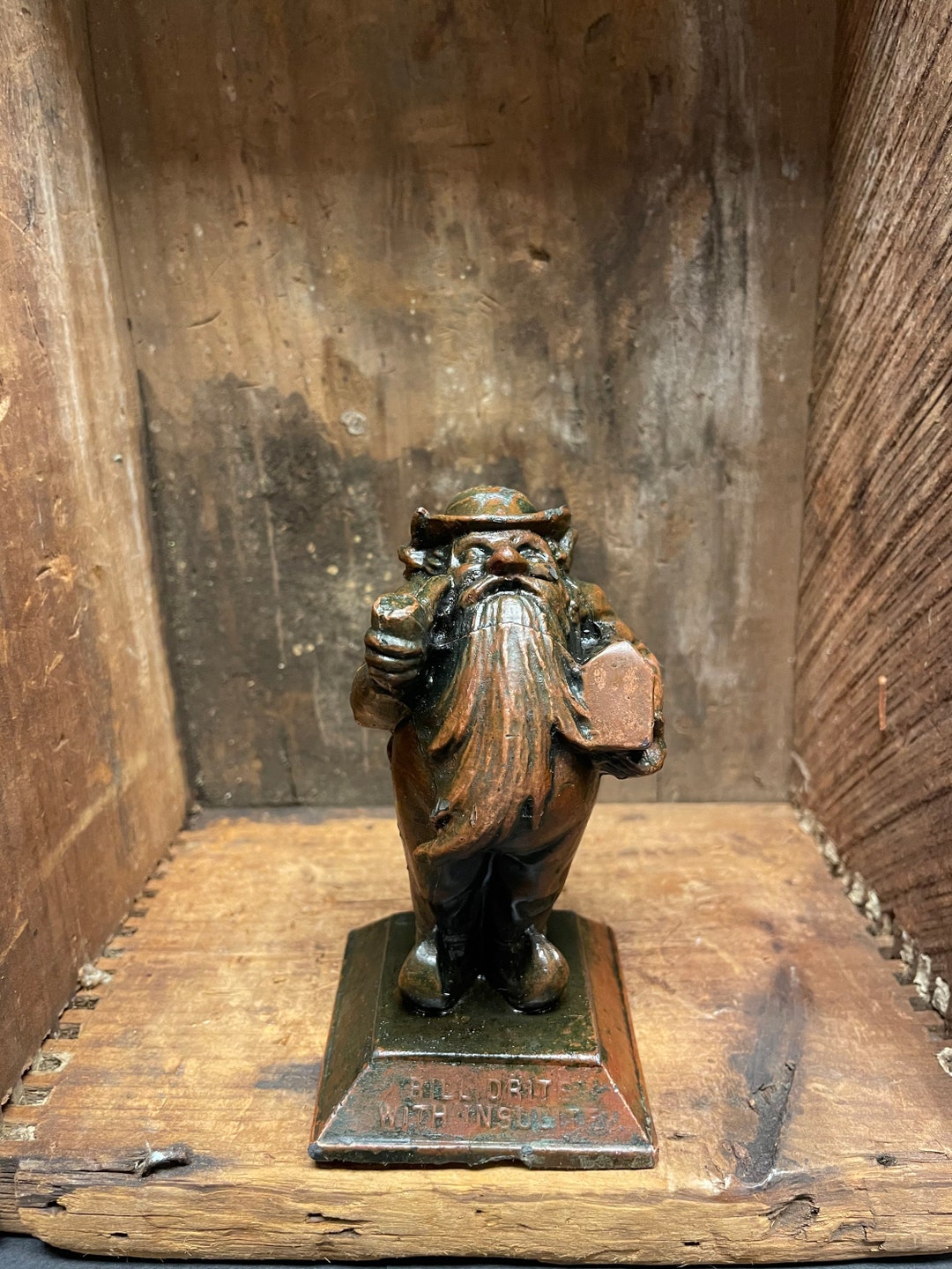 Antique Advertising Hardware Bill Drite With Insulite Metal With Copper ...