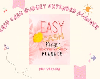 Easy Cash Budget Extended Bi-Weekly Planner, Printable, Budget by Paycheck, US Letter, Instant Download,Personal Budget