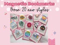 Second release Magnetic Bookmarks-Characters-Cash Envelope Marker