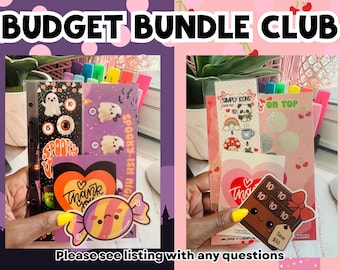 Monthly Budget Bundle Club | Sept Spooky or Cute Challenge Bundle | Early Bird Preorder | Ships Sept 20 | Cash Budgeting Challenges