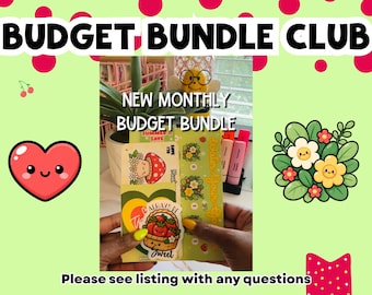 Monthly Budget Bundle Club | June Garden Savings Challenge Bundle | Early Bird Preorder | Ships June 20 | Cash Budgeting Challenges
