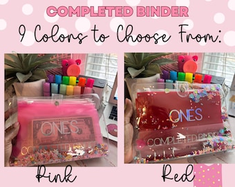 Completed Binder in 12 colors