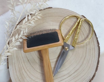 Macramé Accessories Set - Brush & Scissors
