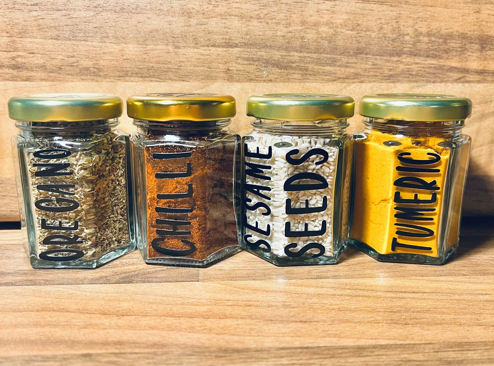 Herbs and spice jars personalise for selected herbs/spices Etsy