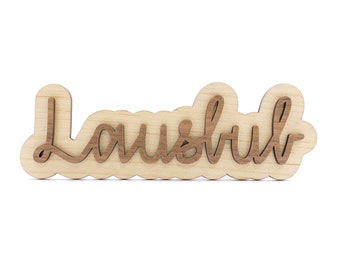 Holzschild Lausbub | Kinderzimmer Schild aus Holz | Baby | Geschenk | Geburt