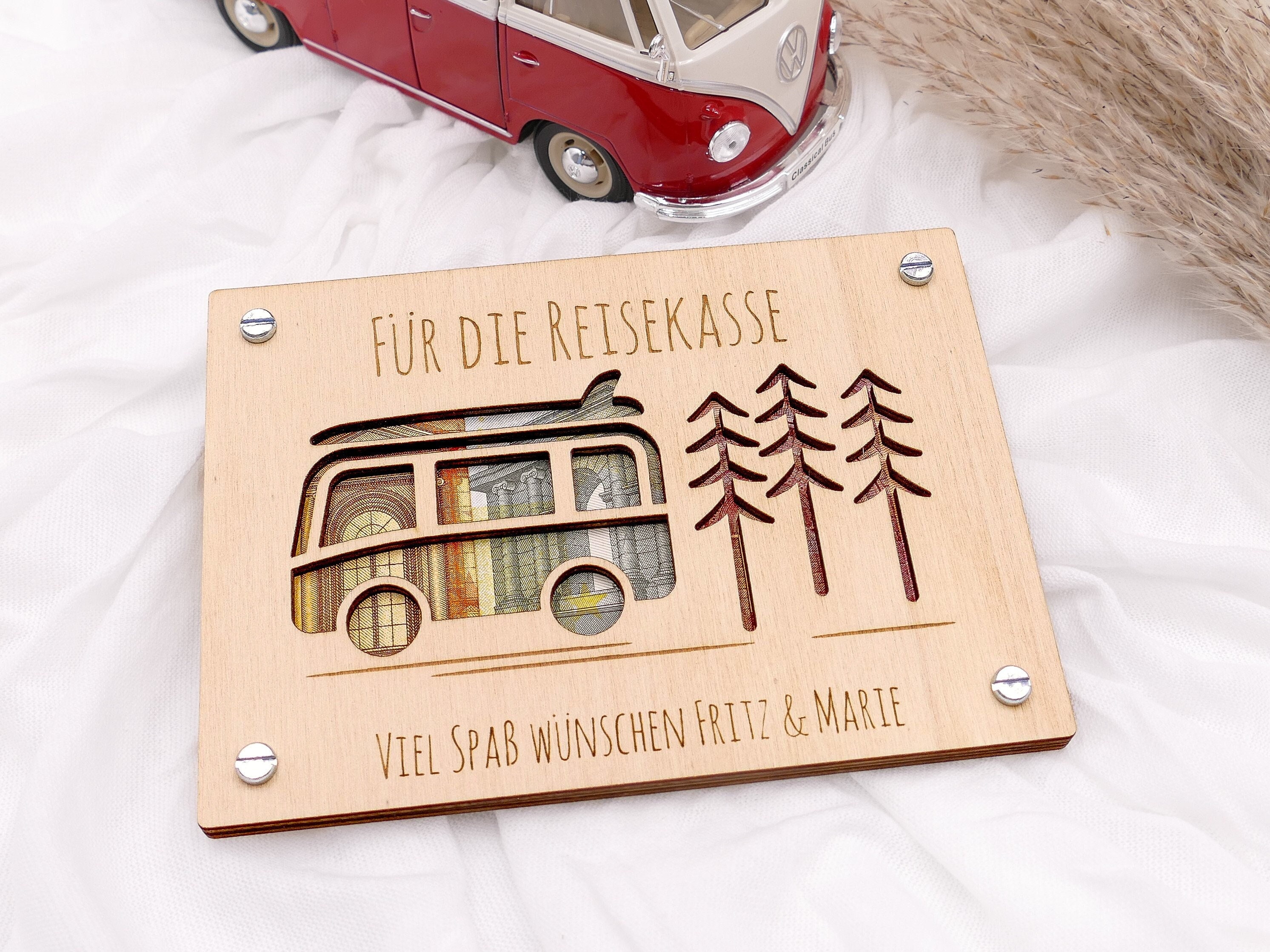 VW Bus Spardose Hibiscus, Bücher, Guides & Geschenkideen, Essentials