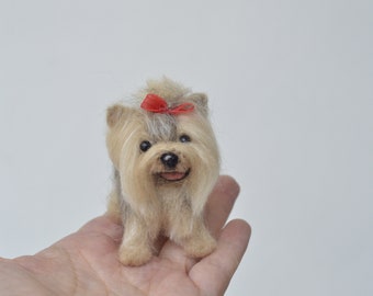 Yorkie Hunde Stoff Etsy