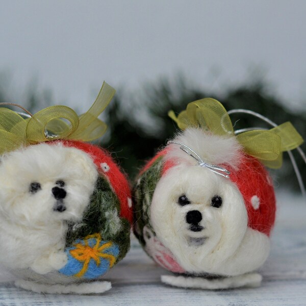 Maltese Ornament Etsy