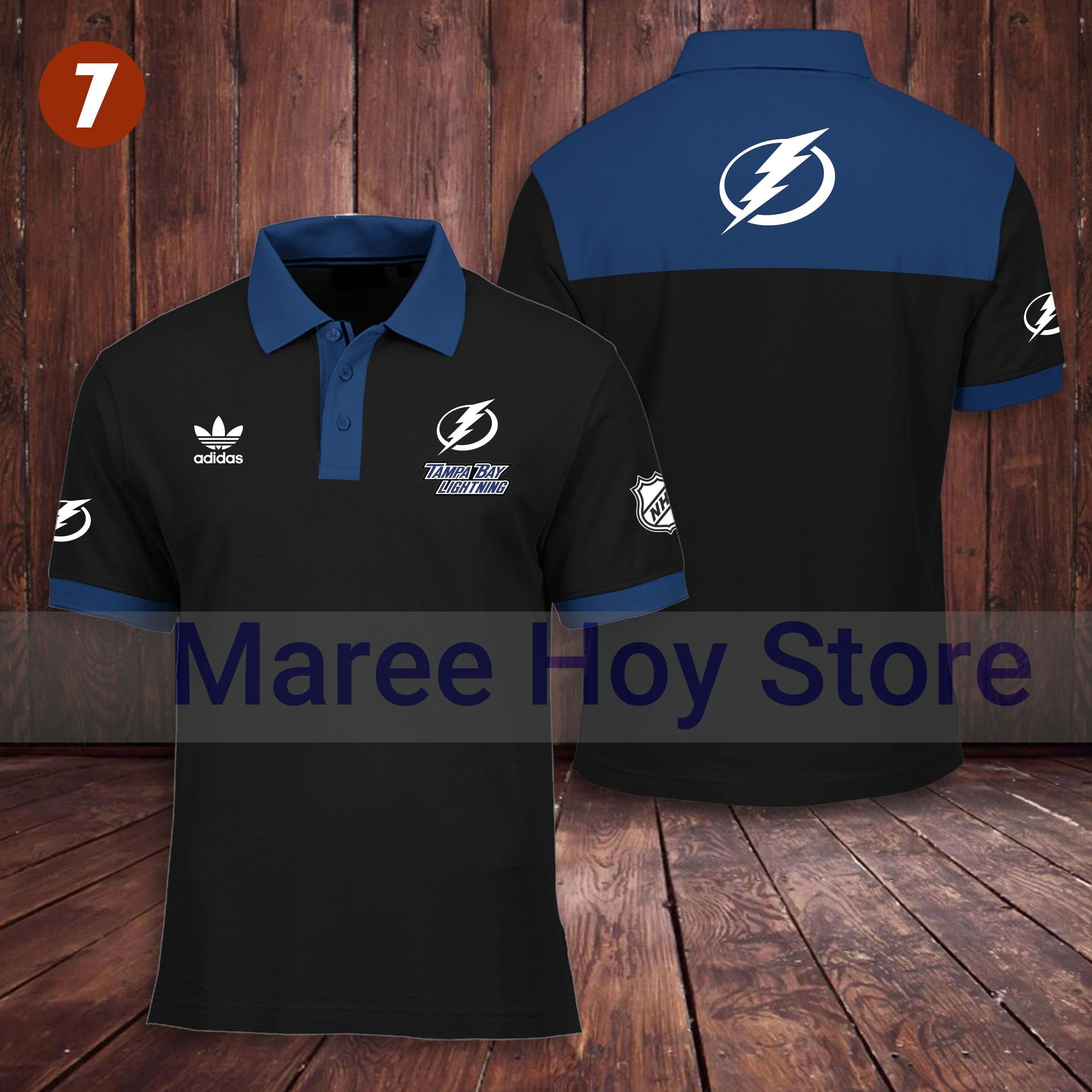 Tampa Bay Lightning Männer Polo Männer Shirt Kurzarm Polo Etsy