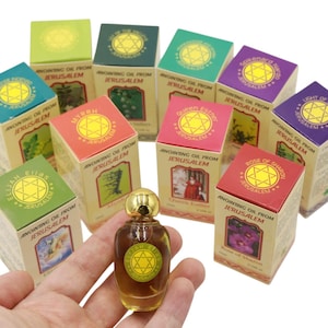Anointing oil X10 Light of Jerusalem Nard Myrrh Frankincense mix  Holy Land