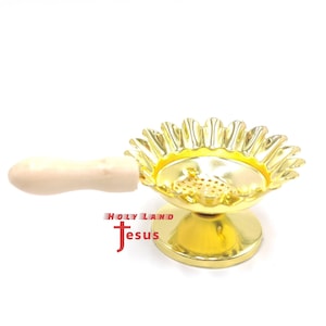 Incense  Burner Jerusalem Gold From Holy Land Blesses Christian