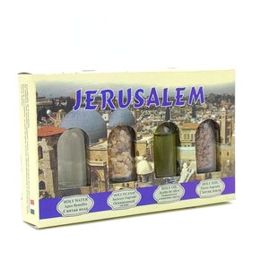 Holy Land Set Holy Water Oil Incense Soil a Special Gift From The Holy Land